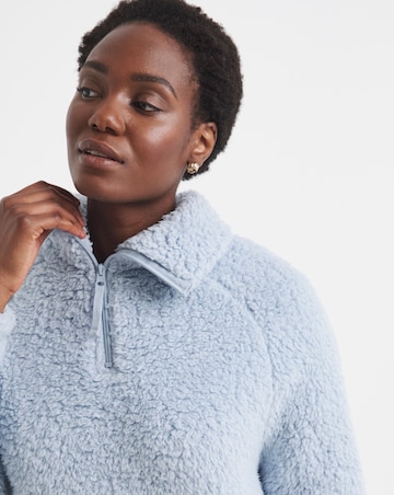 Pretty Secrets Quarter Zip Snuggle Top