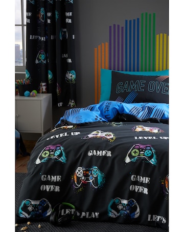 Catherine Lansfield Game Over Reversible Duvet Cover Set