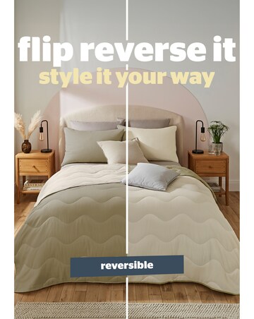 Silentnight Summer Breeze Seersucker Coverless 4.5 Tog Duvet and Pillowcase Set