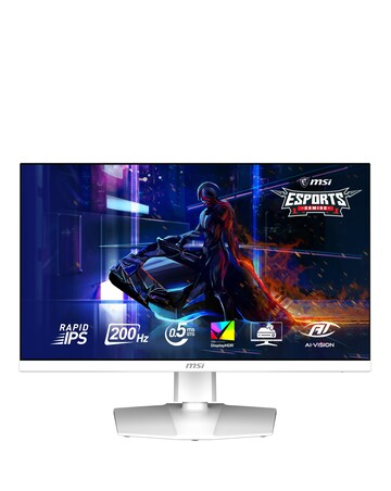MSI MAG 274QRFW E20 27in WQHD 200Hz 0.5ms IPS White Gaming Monitor