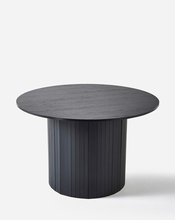 Addison Dining Table with 4 Emilie Chenille Chairs