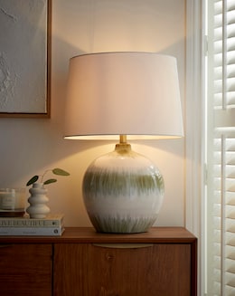Ceramic Ombre Glaze Table Lamp