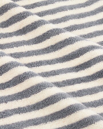 Yard Hebden Stripe Cotton Bathmat - Grey
