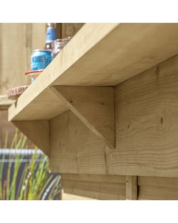 Forest Pressure Treated Shiplap 6x3 Pent Garden Bar (Home Delivery)