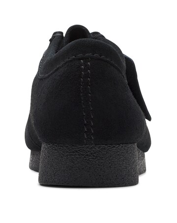 Clarks Wallabee EVO Shoe - Black Suede