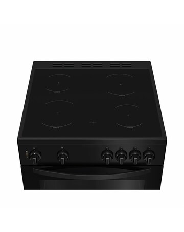 Indesit ITE6VMB 60cm Electric Twin Cooker with Ceramic Hob - Black Installation