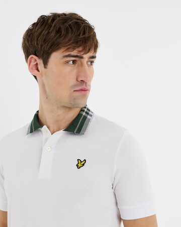 Lyle & Scott Tartan Collar Polo Shirt