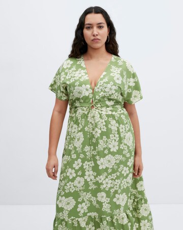 Mango Coloma Floral Maxi Dress