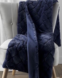 Catherine Lansfield  Cosy Diamond Throw
