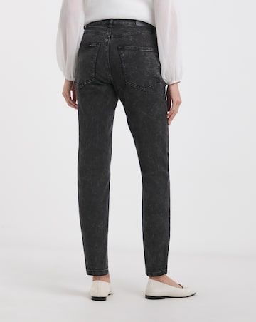 Demi Black Vintage High Waist Mom Jeans