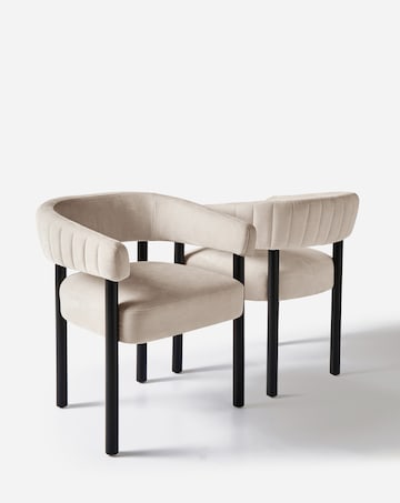 Lindsay Upholstered Pair of Dining Chairs