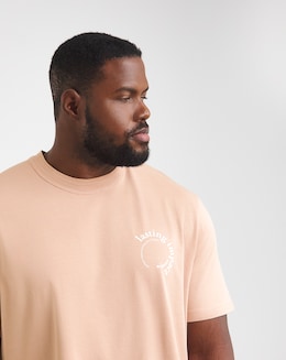 Jack & Jones Lasting Impact Graphic T-Shirt - Pink