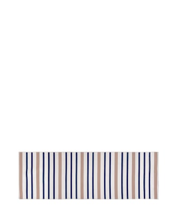 Coastal Stripe Washable Easy-Care Runner
