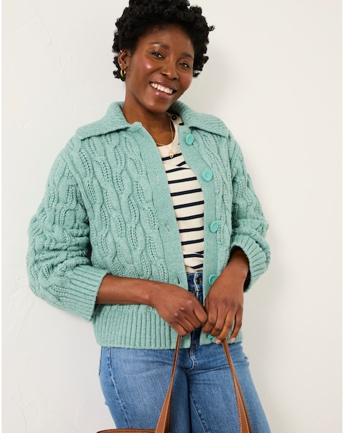 FatFace Mari Collared Cardi