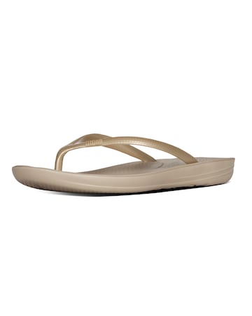 Fitflop IQushion Ergonomic Toe Post Flip Flops Standard D Fit