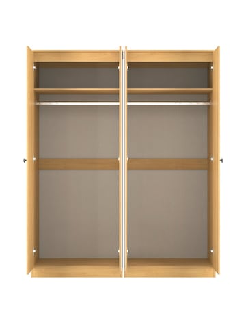 Richmond Ready Assembled 4 Door Wardrobe