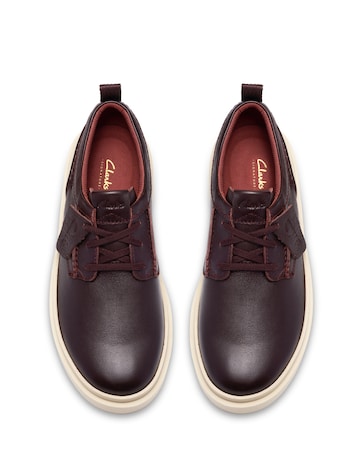Clarks Polden Lace Shoes - Brown