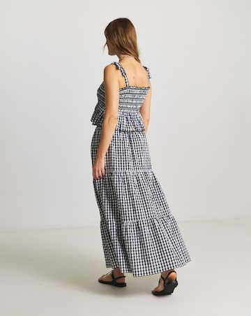 Beach To Beach Gingham Top And Skirt Beach Co-Ord
