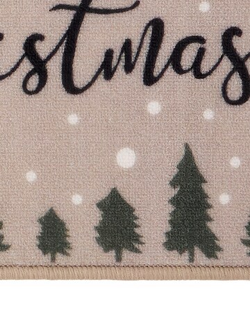 Christmas Trees Washable Runner and Mat