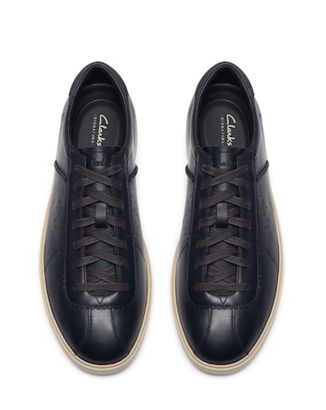 Clarks Lockford Lace Shoes - Navy