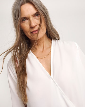 Wrap Drape Blouse