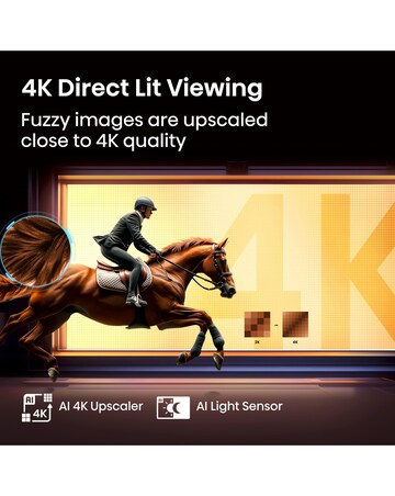 Hisense 43A6QTUK 43in 4K Ultra HD HDR LED Smart TV
