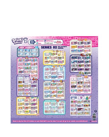 Sticki Rolls Series 2 Sticki Book Pack