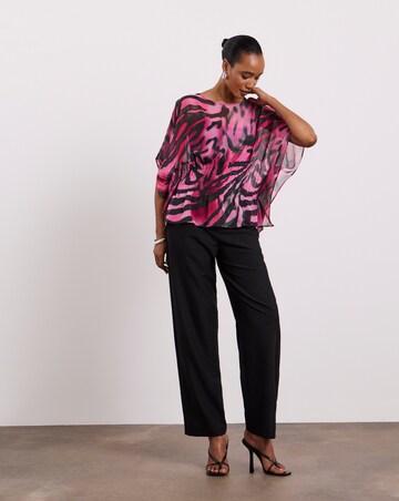 Joanna Hope Pleated Seam Blouse