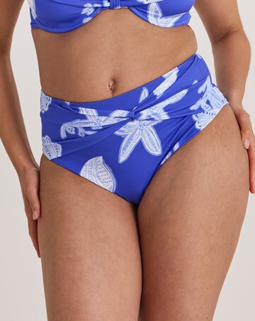 Magisculpt Shell Print Bead Detail Bikini Brief