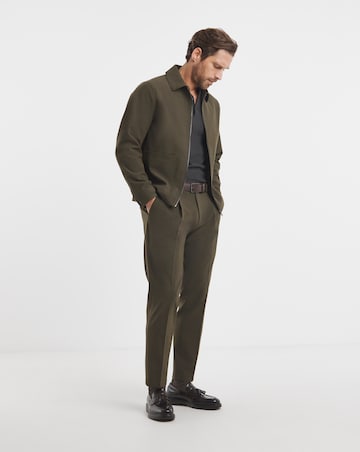 Tailored Zip Through Harrington Jacket