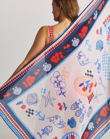 Magisculpt Dolce Vita Print Beach Sarong