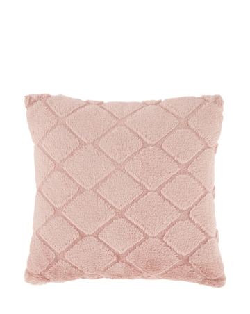 Catherine Lansfield Cosy Diamond Cushion