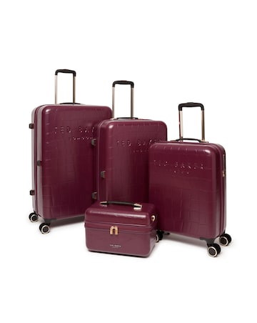 Ted Baker Plum Medium Suitcase