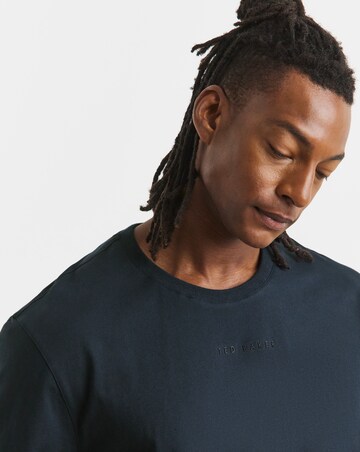 Ted Baker Wiskin Classic Tonal Logo Tshirt Navy