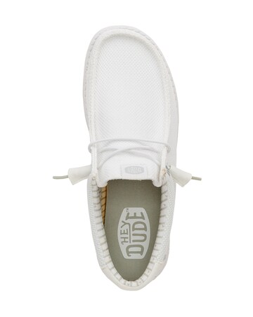 HeyDude Wally Stretch Sox Shoe - White