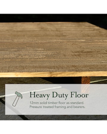 Forest 4LIFE Pent Shed 6x4 - No Windows - Double Door (Home Delivery)