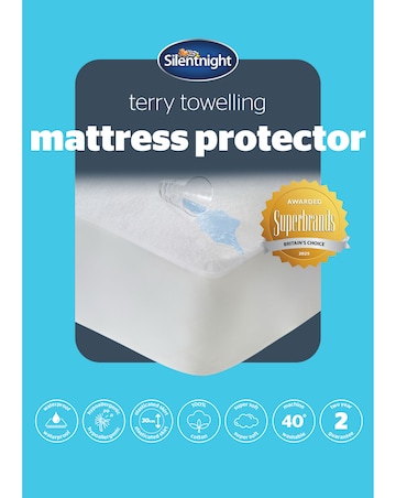 Silentnight Terry Towelling Waterproof Mattress Protector