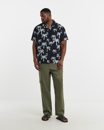 Mono Palm Print Shirt