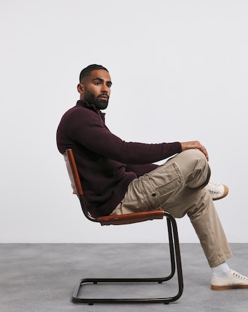 Burgundy Lambswool 1/4 Zip