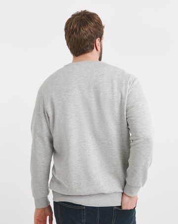 Jack & Jones Japanese Koi Sweatshirt - Grey