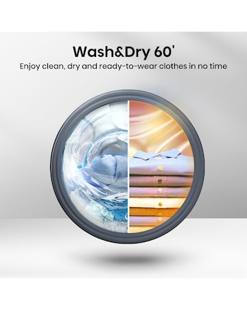 Hisense 3S Series WD3S1043BW3 WiFi-enabled 10kg Washer Dryer - White