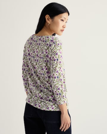 Seasalt Cornwall 3/4 Kellow Jersey Top