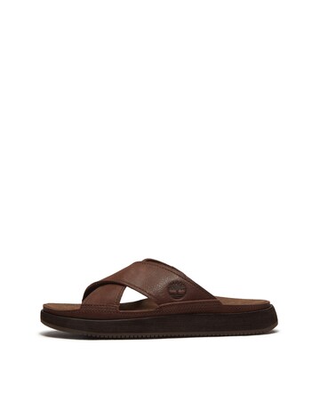 Timberland Casco Cove Slide Sandal - Dark Brown