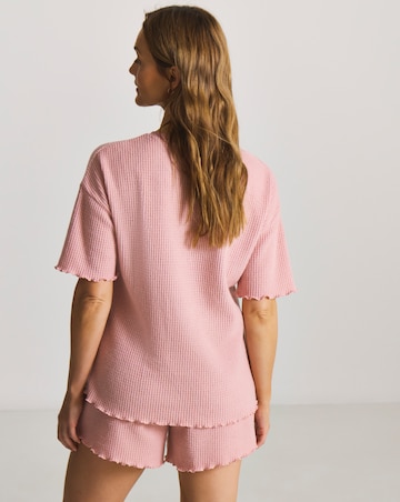 Pretty Secrets Waffle Lounge Short Set