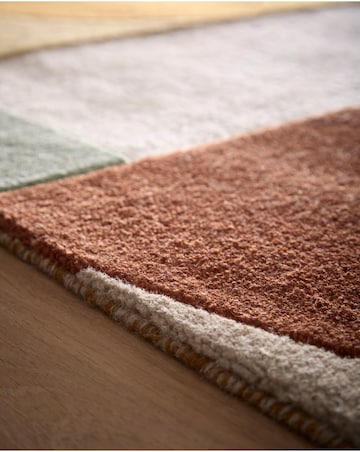 Retro Deco Woollen Rug