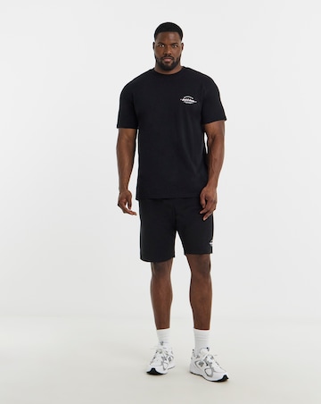 Jack & Jones Brandon Logo T-Shirt & Short Set - Black