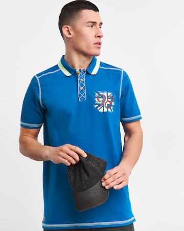 Joe Browns Badged Polo Shirt Long Length
