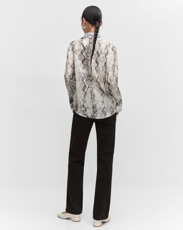 Mango Snake Print Shirt