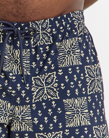 Jack & Jones Maui Printed Swim Short - Navy