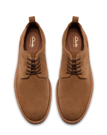 Clarks Aldwin Lace Shoes - Tan